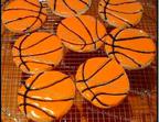 Raye's Signature Almond Cream Cheese Basketball Cookies w/ Glacé Icing