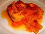 Raye's Signature "half order" Single Lattice Crust Peach Cobbler serving