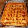 Raye's Signature "half order" Double Lattice Crust Peach Cobbler