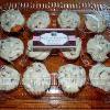 Raye's Signature Buttered Pecan Cupcakes x12 w/ Amaretto Buttered Pecan Cream Cheese Icing - boxed