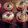 Raye's Signature Cookies `N Cream Cheesecake Cupcakes w/ Whipped Cream