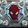 Raye's Signature Chocolate Almond Spider-Man Cake w/ White Almond Cupcakes