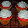 Raye's Signature Strawberry Jumbo Cupcakes w/ Buttercream Icing