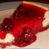 Raye's Signature 10" New York Style Cheesecake Slice with Strawberry Topping