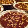 Raye's Signature 4.5" Mini Rum Cheesecake Pies w/ Chocolate Glaze & Pecans