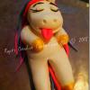 Raye's Fondant Stuffed Unicorn 5 1/2" Cake Topper