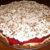 Raye's Signature 9.5" Cherry Cheesecake w/ Almond Whipped Cream & Chopped Pecans